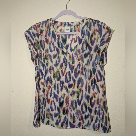 CAbi Tops - EUC✨ CABI women's medium colorful blouse